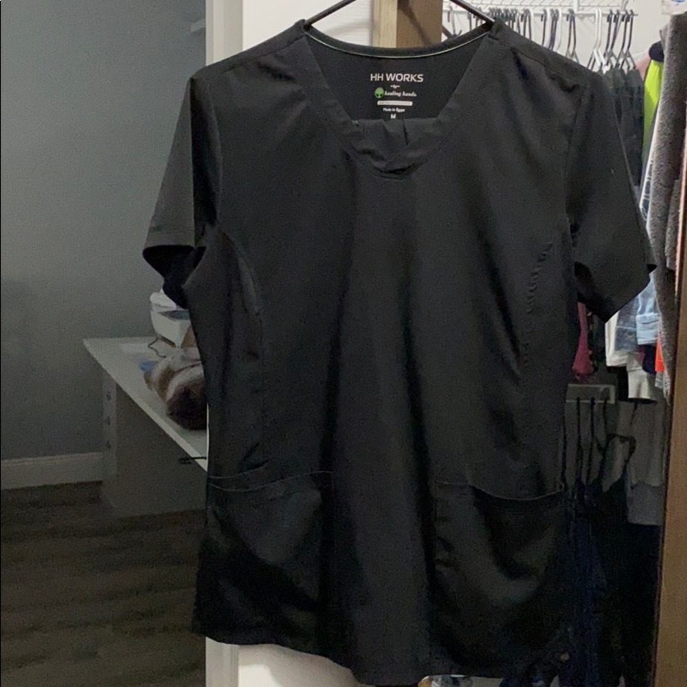 HH works by healing hands black scrubs